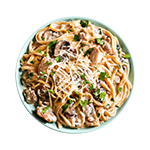 Chicken & Mushroom Curry Pasta 