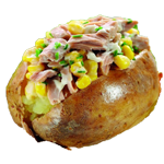 Jacket Potato With Cheese & Sweetcorn 