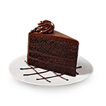 Slice Of Chocolate Gateau 
